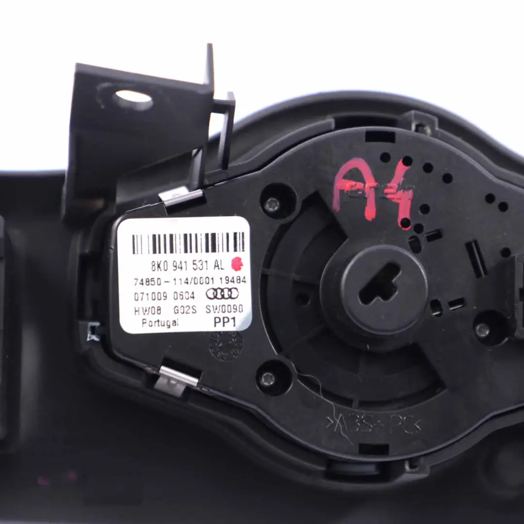 Headlight Switch Control Panel Fog Light Unit to Audi A4 B8 with Part number 8K0941531AL Audi A4 B8 Headlight Switch Control Panel Fog Light Unit - SKU rhd-8K0941531AL - Part number 8K0941531AL