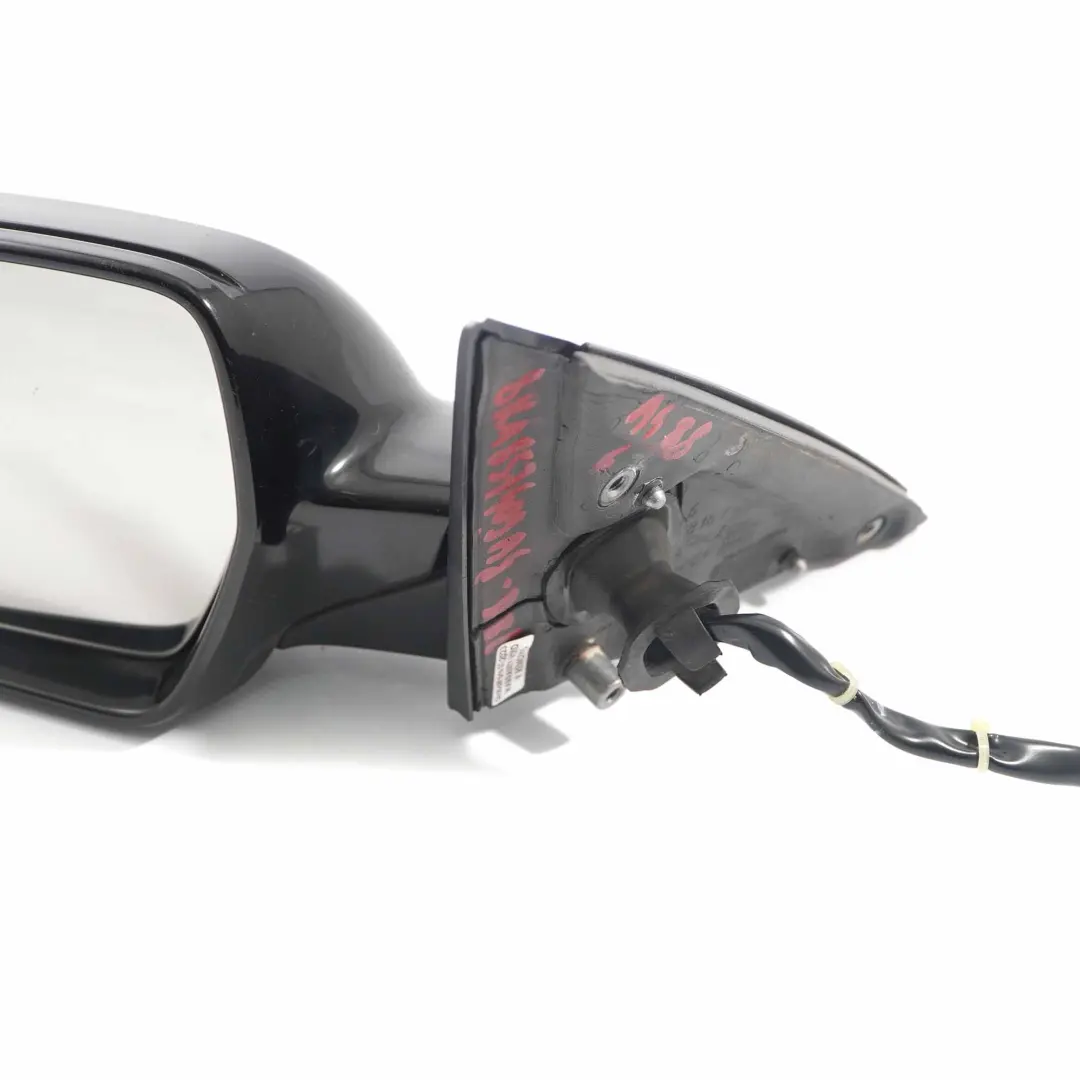 Wing Mirror Door Left N/S Brilliant Black Metallic LY9B to Audi A4 B8 with Part number 8K1857409AG Audi A4 B8 Wing Mirror Door Left N/S Brilliant Black Metallic LY9B - SKU rhd-8K1857409AG-BBL - Part number 8K1857409AG