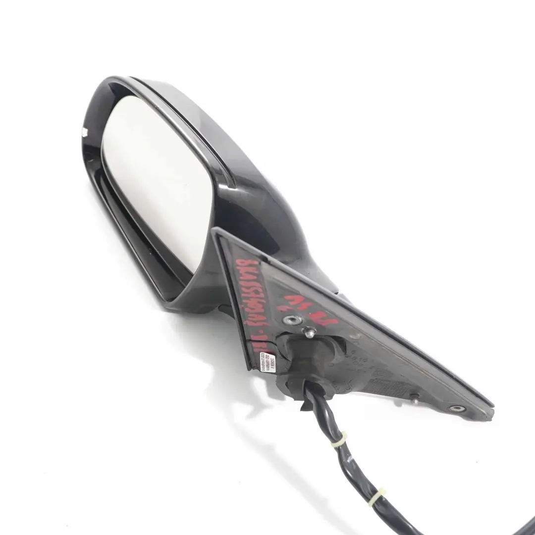 Wing Mirror Door Left N/S Brilliant Black Metallic LY9B to Audi A4 B8 with Part number 8K1857409AG Audi A4 B8 Wing Mirror Door Left N/S Brilliant Black Metallic LY9B - SKU rhd-8K1857409AG-BBL - Part number 8K1857409AG