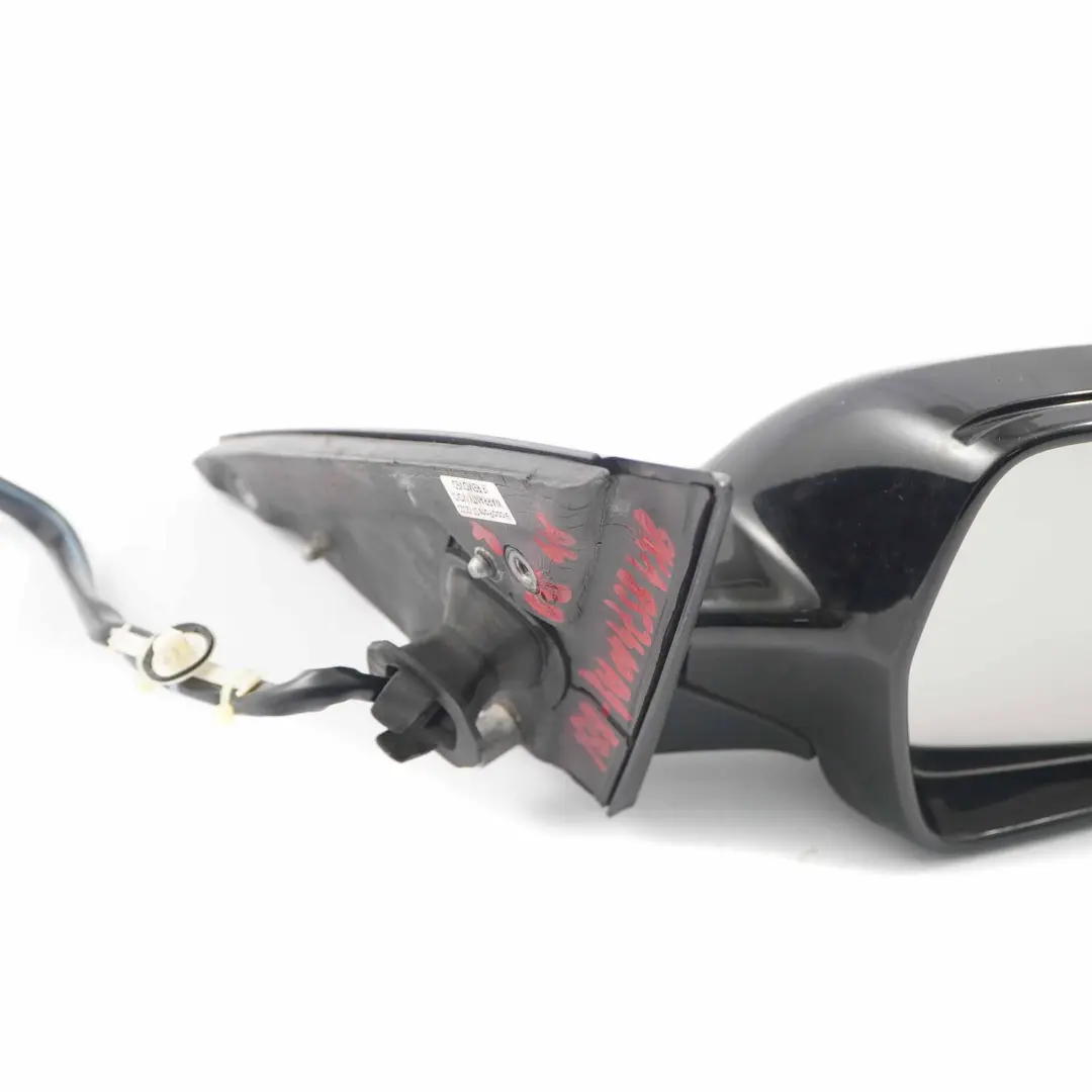 Wing Mirror Door Right O/S Brilliant Black Metallic LY9B to Audi A4 B8 with Part number 8K1857410AG Audi A4 B8 Wing Mirror Door Right O/S Brilliant Black Metallic LY9B - SKU rhd-8K1857410AG-BBL - Part number 8K1857410AG