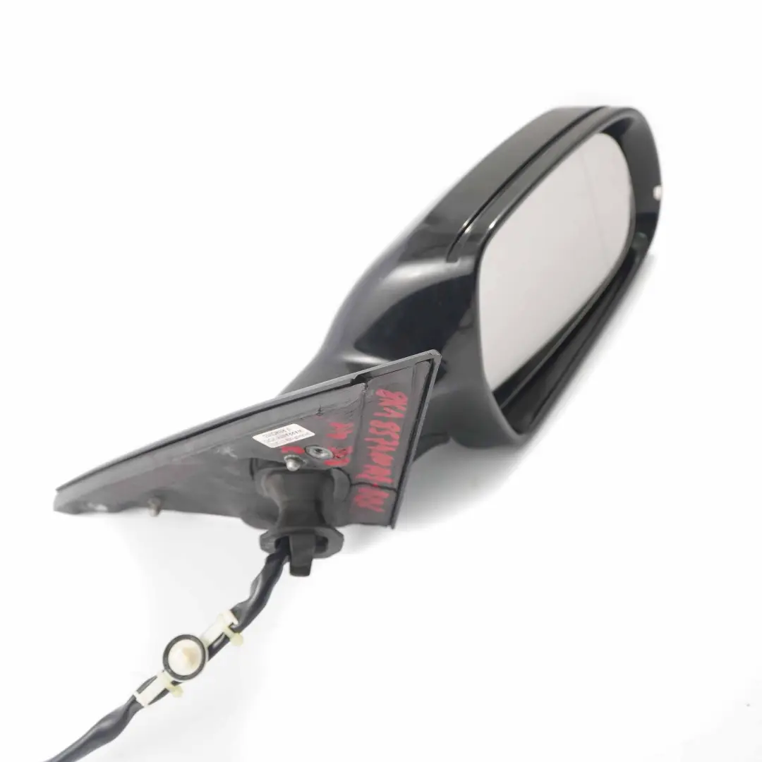 Wing Mirror Door Right O/S Brilliant Black Metallic LY9B to Audi A4 B8 with Part number 8K1857410AG Audi A4 B8 Wing Mirror Door Right O/S Brilliant Black Metallic LY9B - SKU rhd-8K1857410AG-BBL - Part number 8K1857410AG