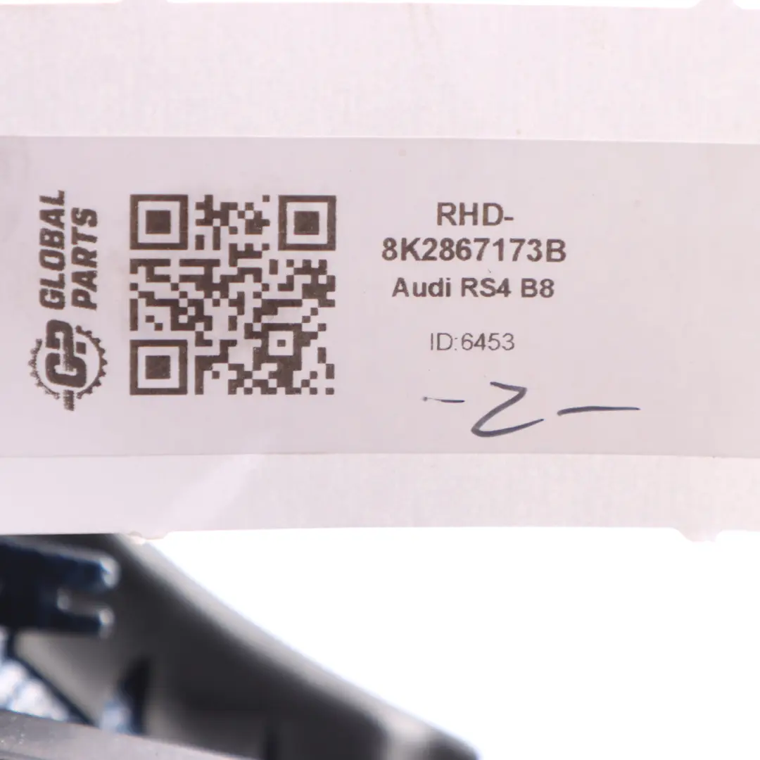 Door Panel Handle Interior Trim Front Left N/S Grab to Audi RS4 B8 with Part number 8K2867173B Audi RS4 B8 Door Panel Handle Interior Trim Front Left N/S Grab - SKU RHD-8K2867173B - Part number 8K2867173B