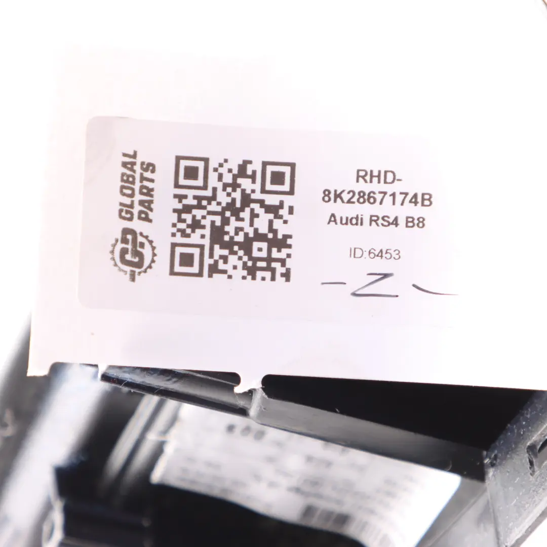 Door Panel Handle Interior Trim Front Right O/S Grab to Audi RS4 B8 with Part number 8K2867174B Audi RS4 B8 Door Panel Handle Interior Trim Front Right O/S Grab - SKU RHD-8K2867174B - Part number 8K2867174B