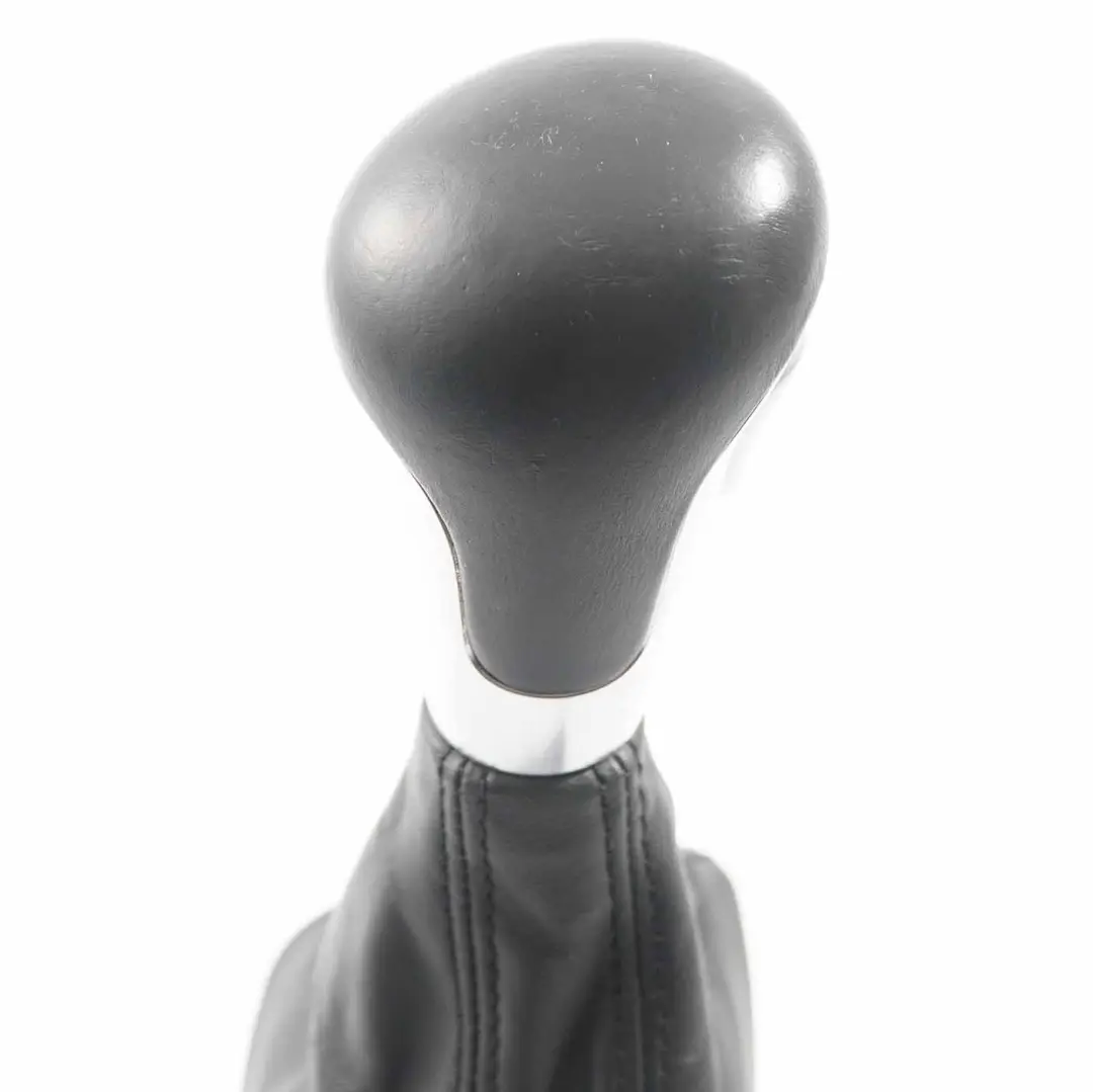 Audi A3 8P Gear Selector Lever Cover Knob Automatic Leather Black - SKU rhd-8P2713139E - Part number 8P2713139E