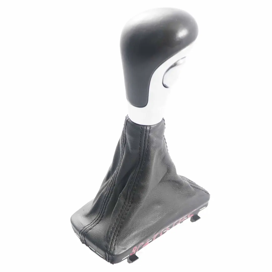 Audi A3 8P Gear Selector Lever Cover Knob Automatic Leather Black - SKU rhd-8P2713139E - Part number 8P2713139E