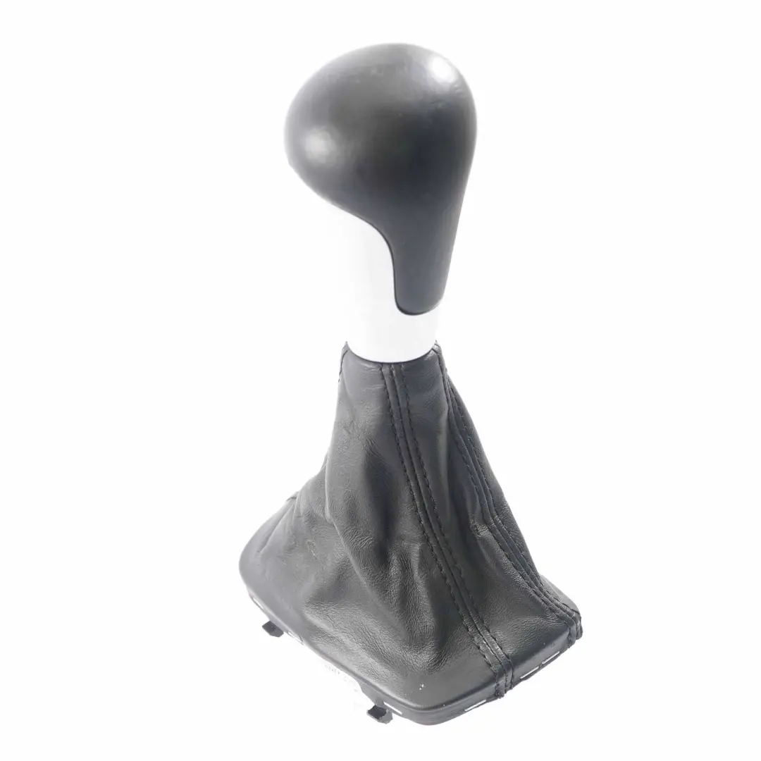 Audi A3 8P Gear Selector Lever Cover Knob Automatic Leather Black - SKU rhd-8P2713139E - Part number 8P2713139E