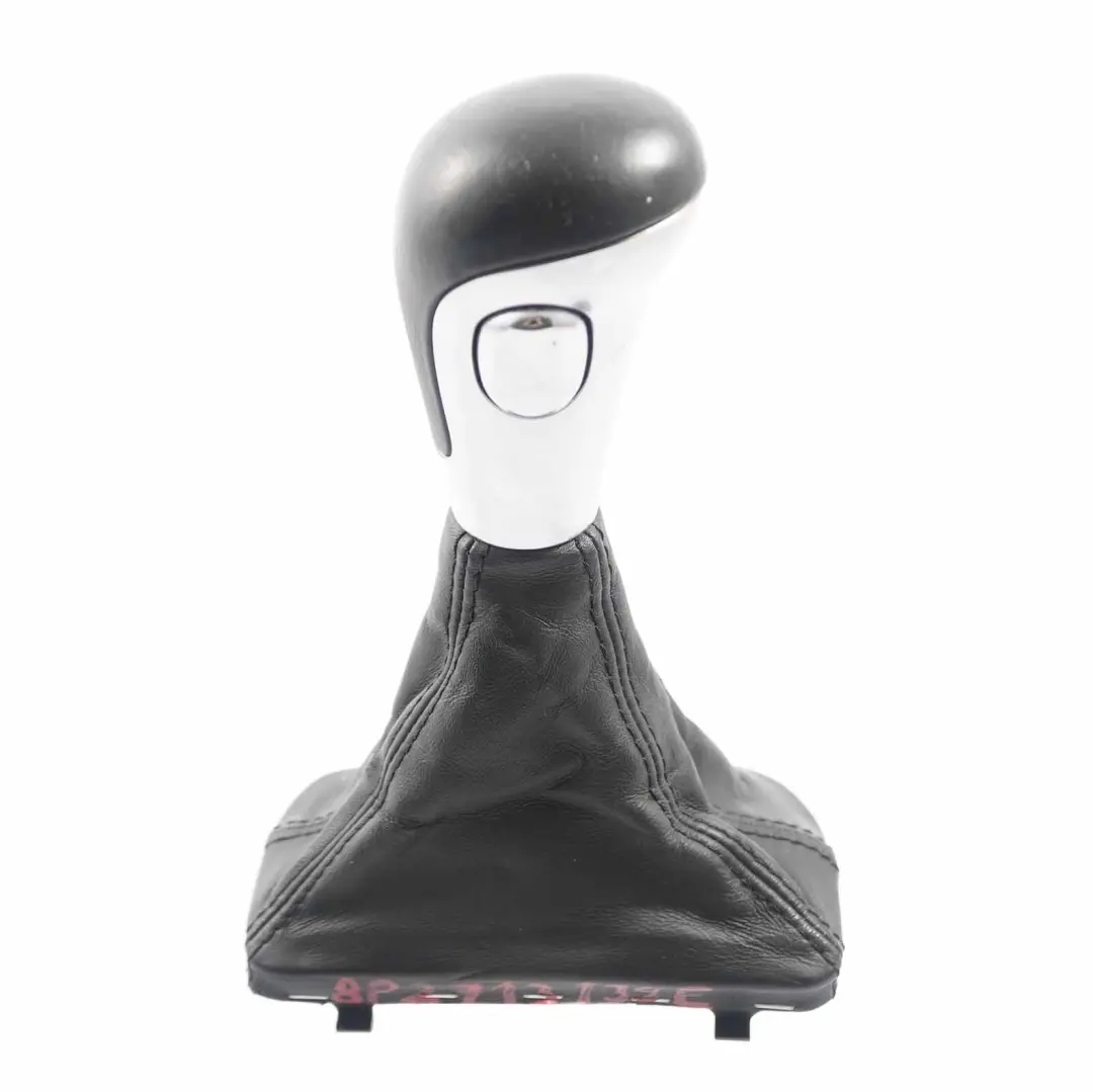 Audi A3 8P Gear Selector Lever Cover Knob Automatic Leather Black - SKU rhd-8P2713139E - Part number 8P2713139E