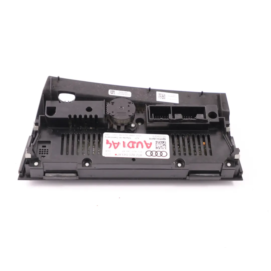 Con Heater Climate Control A/C Unit Switch Panel to Audi A4 B8 Air with Part number 8T2820043AF Audi A4 B8 Air Con Heater Climate Control A/C Unit Switch Panel - SKU rhd-8T2820043AF - Part number 8T2820043AF