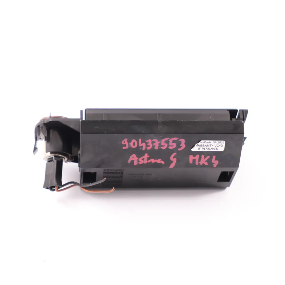 Vauxhall Astra G MK4 Centre Console Ashtray Front Storage Tray Black - SKU rhd-90437553 - Part number 90437553