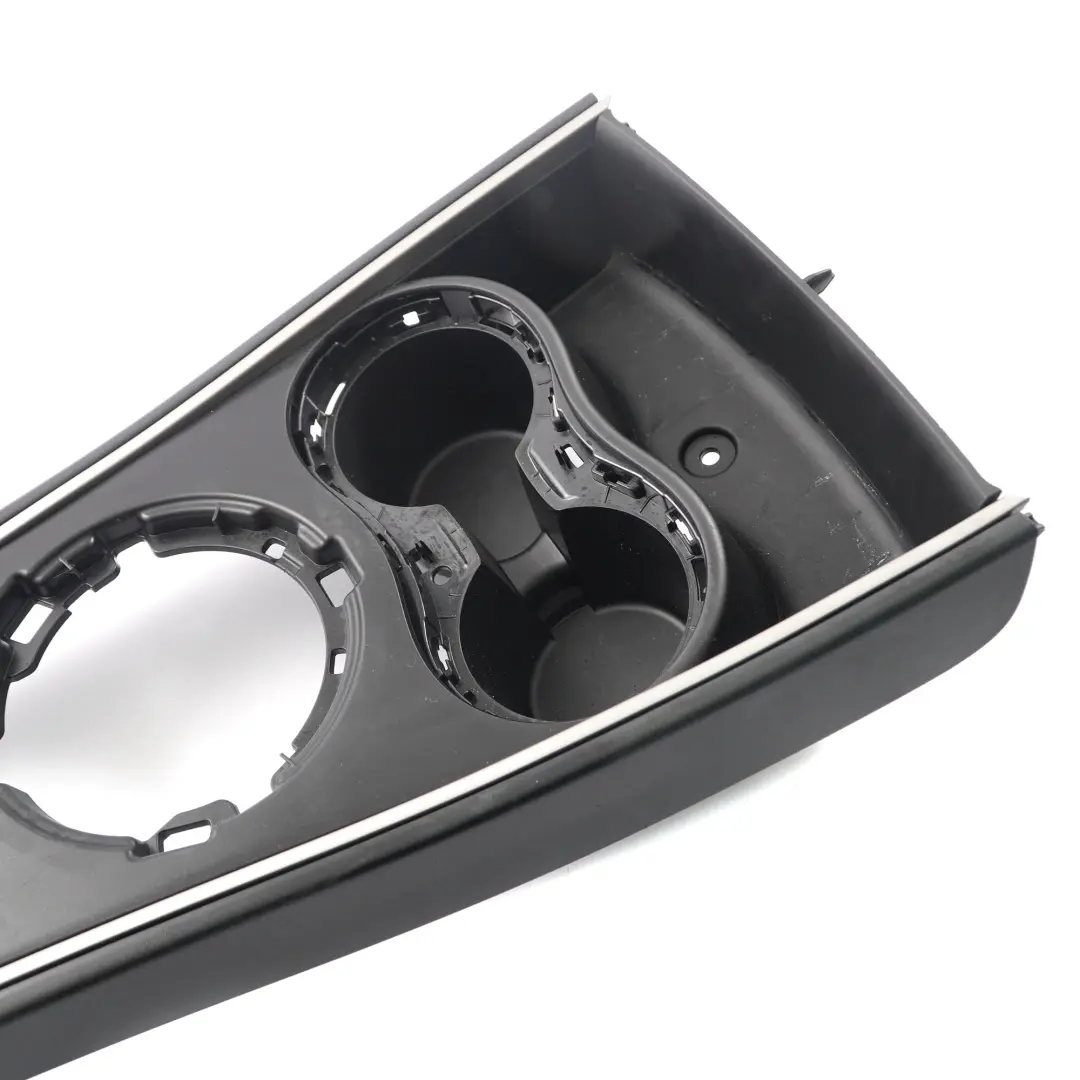 Center Console Cover Trim Panel Frame Cup Holder Dark Silver 9108943 to Mini F60 with Part number 9108947 Mini F60 Center Console Cover Trim Panel Frame Cup Holder Dark Silver 9108943 - SKU rhd-9108947 - Part number 9108947