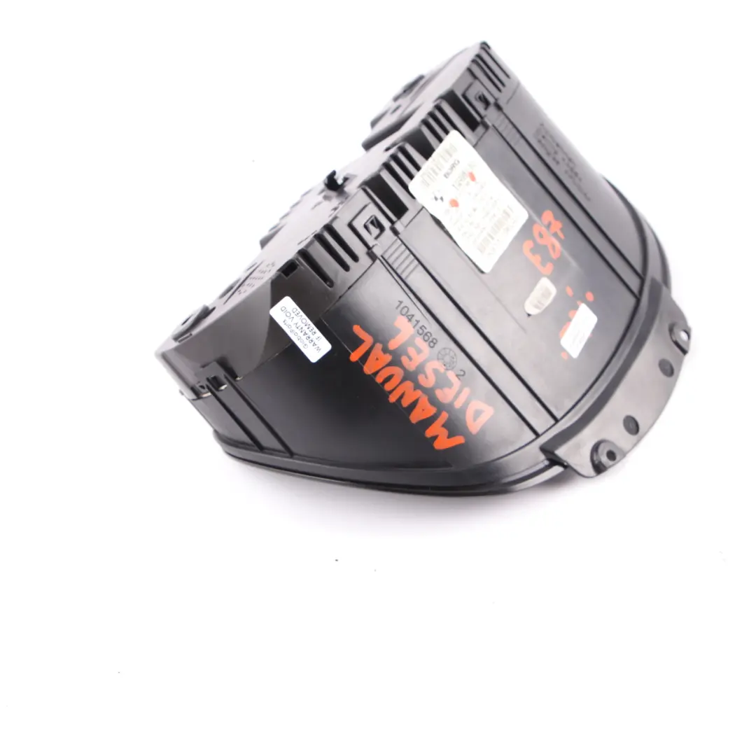  Instrument Cluster BMW E81 E87 E88 Diesel Speedo Meter Clocks Manual - SKU rhd-9110196 - Part number 9110196
