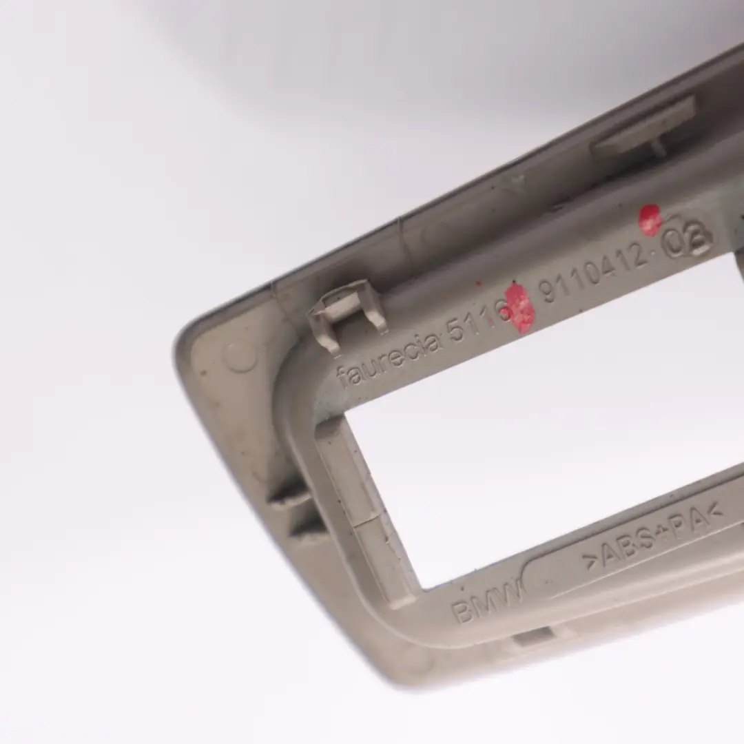 BMW E81 E82 E87N LCI E88 Cigarette Lighter Socket Trim Cover Grey - SKU rhd-9110412-1 - Part number 9110412