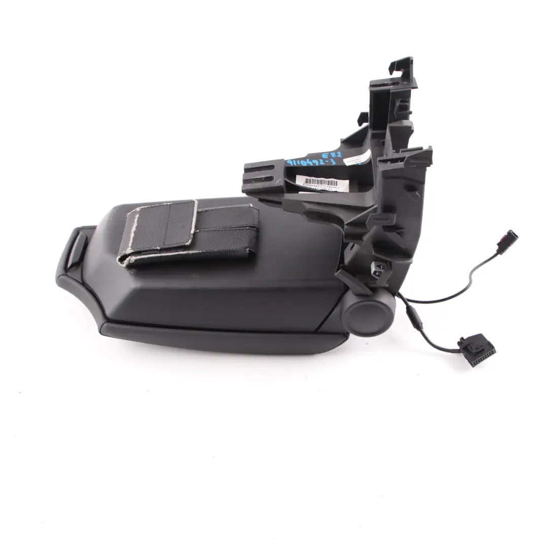 BMW E81 E82 E87N LCI Centre Console Arm Rest Armrest Black - SKU rhd-9110492-3 - Part number 9110492
