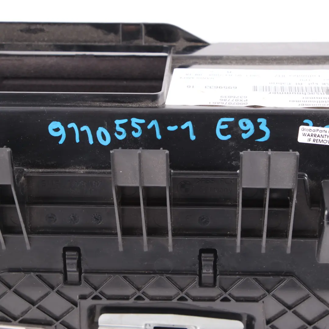 Glove Box Storage Front Panel Cover Glovebox Schwarz Black to BMW E93 with Part number 9110551 BMW E93 Glove Box Storage Front Panel Cover Glovebox Schwarz Black - SKU rhd-9110551-1 - Part number 9110551