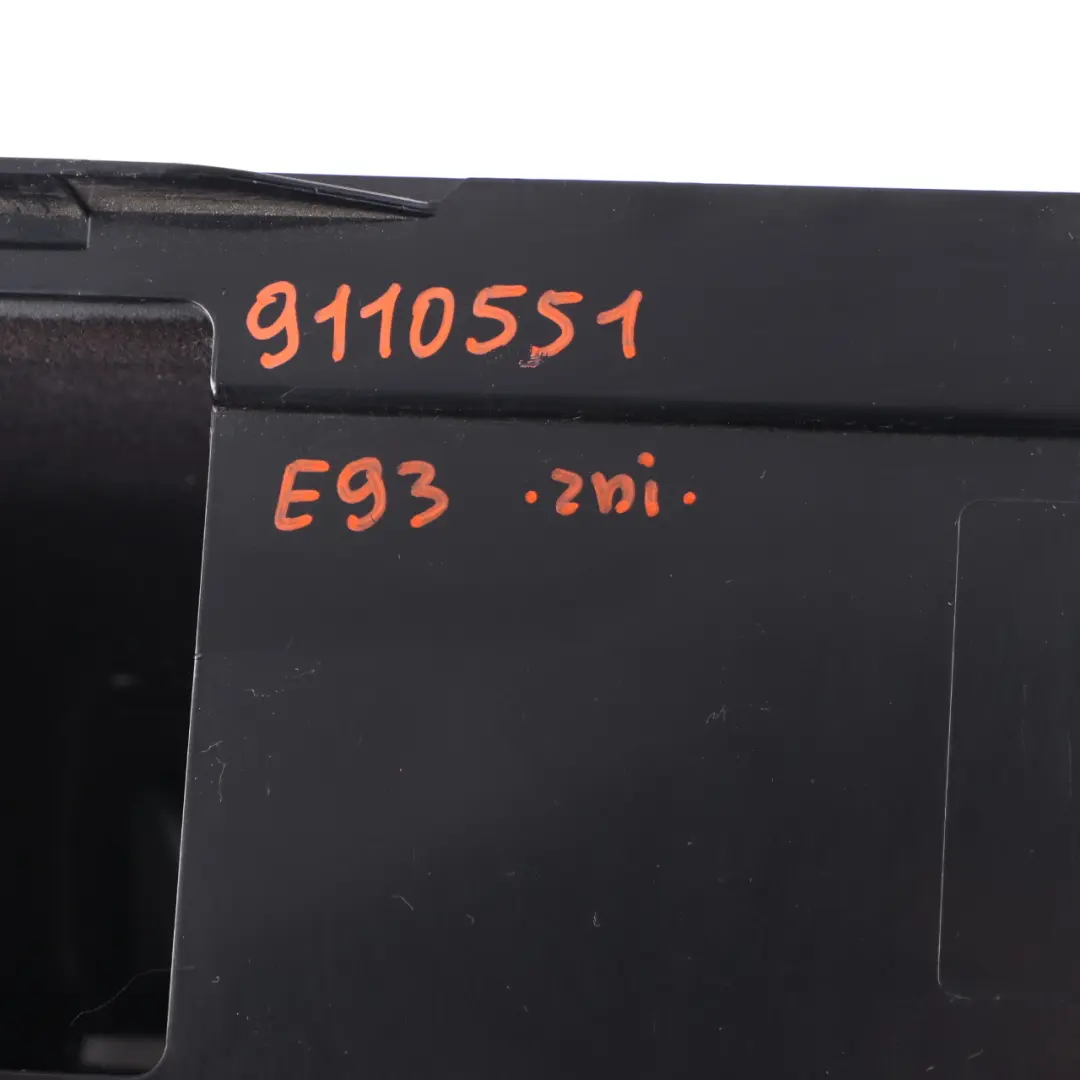 BMW E93 LCI Glove Box Storage Front Dashboard Trim Panel Cover Schwarz Black - SKU rhd-9110551 - Part number 9110551
