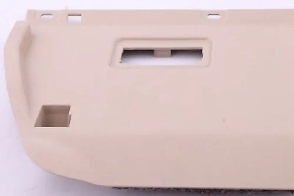 BMW 5 Series E60 E61 LCI Left Passenger Footwell Trim Panel Bottom Cream Beige - SKU rhd-9115902 - Part number 9115902