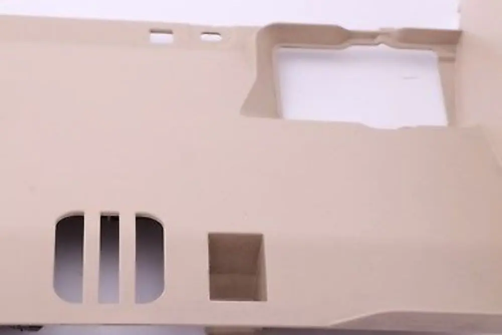 BMW 5 Series E60 E61 LCI Left Passenger Footwell Trim Panel Bottom Cream Beige - SKU rhd-9115902 - Part number 9115902