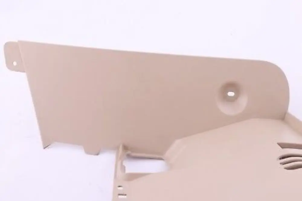 Left Passenger Footwell Trim Panel Bottom Cream Beige to BMW 5 Series E60 E61 LCI with Part number 9115902 BMW 5 Series E60 E61 LCI Left Passenger Footwell Trim Panel Bottom Cream Beige - SKU rhd-9115902 - Part number 9115902