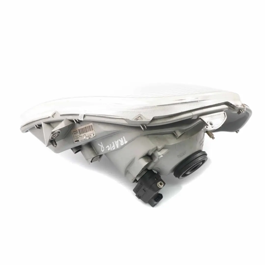 Headlight Renault Trafic Vauxhall Vivaro Headlamp Front Right O/S Light to with Part number 91165722 Headlight Renault Trafic Vauxhall Vivaro Headlamp Front Right O/S Light - SKU rhd-91165722 - Part number 91165722