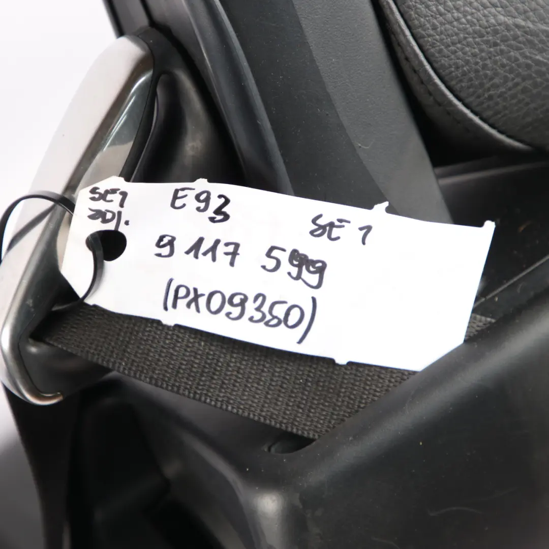 Seats Black Leather Dakota Interior Seat Electric Memory Door Cards to BMW E93 with Part number 9117599 BMW E93 Seats Black Leather Dakota Interior Seat Electric Memory Door Cards - SKU rhd-9117599 - Part number 9117599