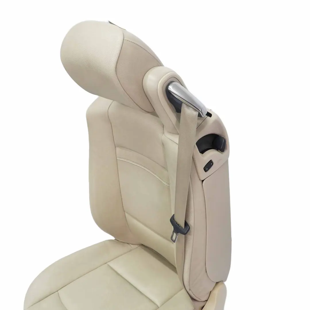 Front Seat BMW E93 Cabrio Heated Cream Beige Leather Dakota Left N/S Memory to with Part number 9117699 Front Seat BMW E93 Cabrio Heated Cream Beige Leather Dakota Left N/S Memory - SKU rhd-9117699 - Part number 9117699