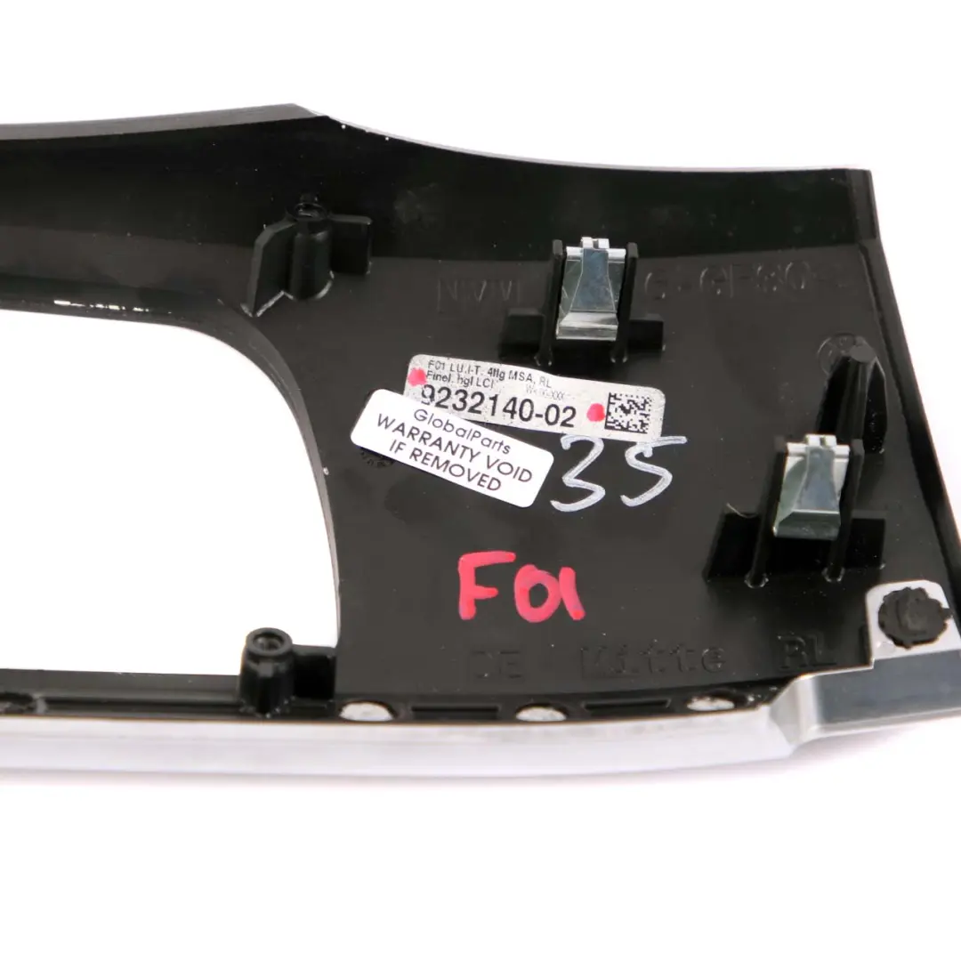  Dashboard Cover Trim BMW F01 F02 Dash Middle Wood Fineline Gleaming - SKU rhd-9118877 - Part number 9232140