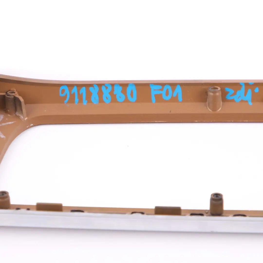  Dashboard Cover Trim BMW F01 F02 Dash Middle Wood Ash Gleaming - SKU rhd-9118880 - Part number 9118880