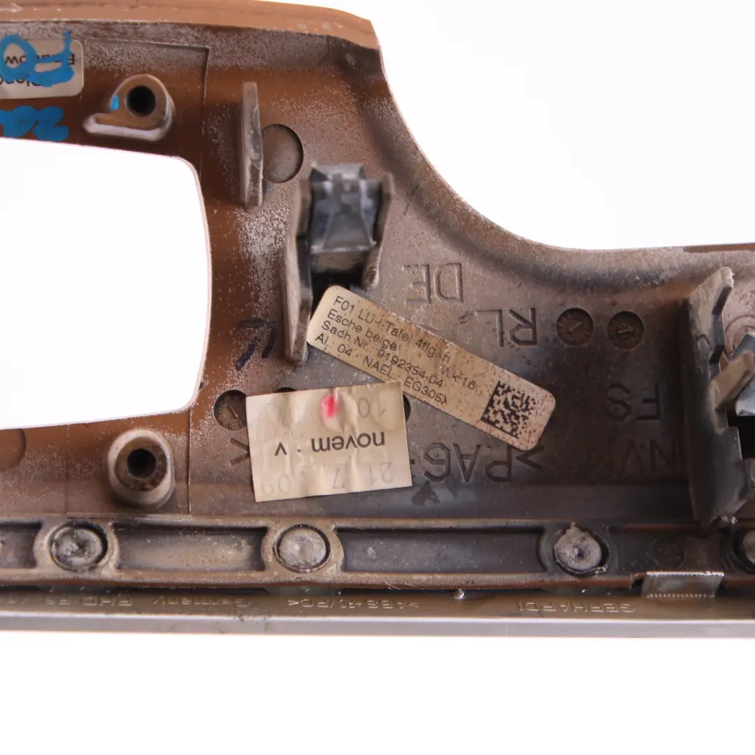 Dashboard Cover Trim BMW F01 F02 Dash Panel Right Wood Ash Gleaming 9192354 to with Part number 9118888 Dashboard Cover Trim BMW F01 F02 Dash Panel Right Wood Ash Gleaming 9192354 - SKU rhd-9118888 - Part number 9118888