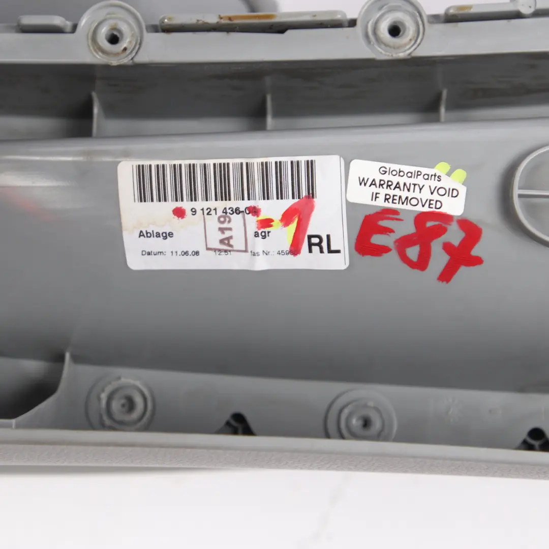 Centre Console Cup Holder Armrest Storage Grey E82 E88 to BMW E81 E87 LCI with Part number 9121436 BMW E81 E87 LCI Centre Console Cup Holder Armrest Storage Grey E82 E88 - SKU rhd-9121436-1 - Part number 9121436