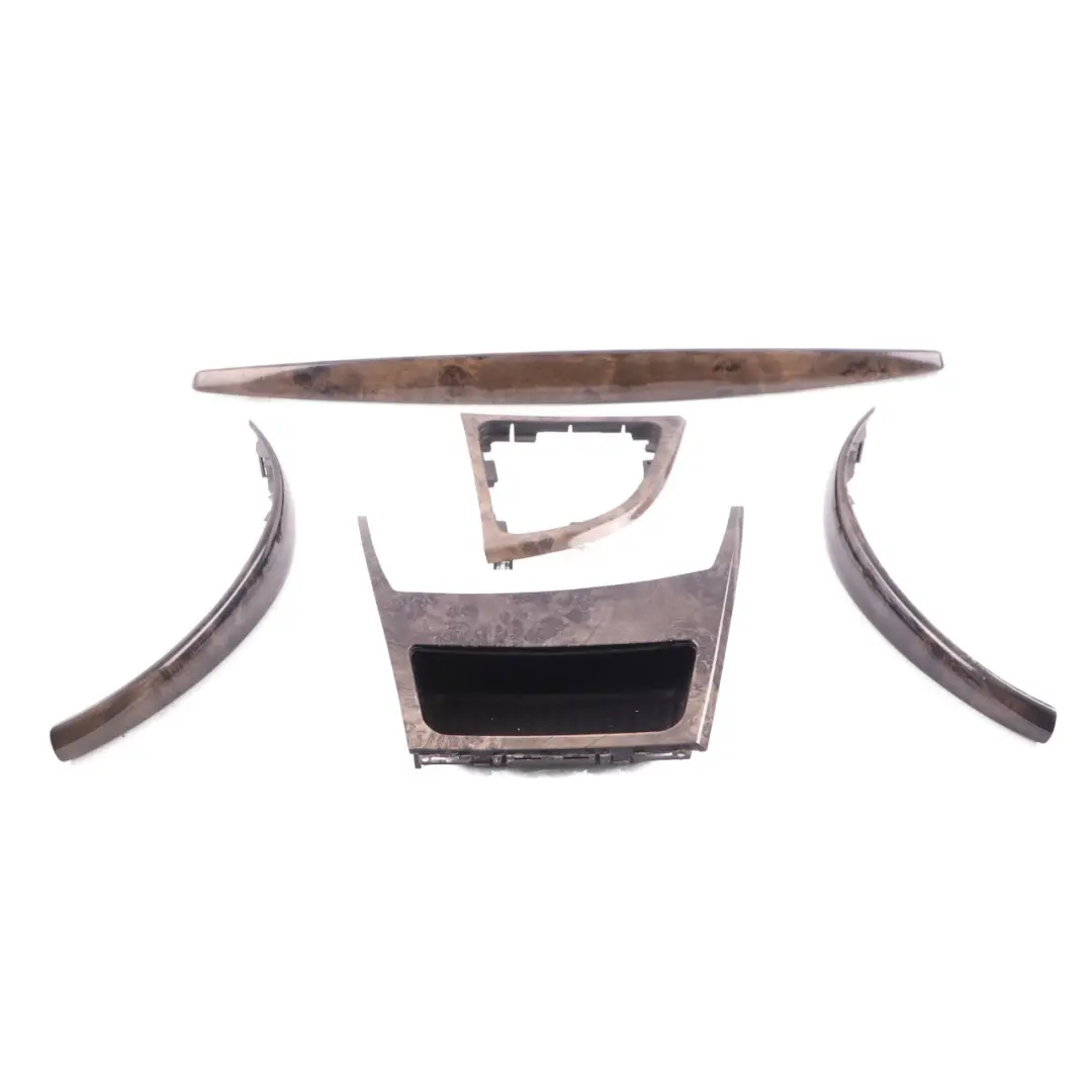 Ashtray Trim Strip Set Dashboard Wood Poplar Grain Grey to BMW 1 Series 2 E81 E82 with Part number 9121705 BMW 1 Series 2 E81 E82 Ashtray Trim Strip Set Dashboard Wood Poplar Grain Grey - SKU rhd-9121705-2 - Part number 9121705