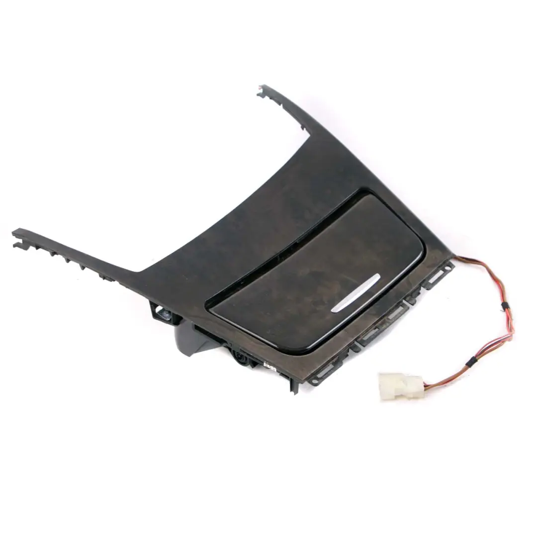 BMW E81 E82 E87 LCI E88 Ashtray Centre Console Ash Cover Wood Poplar Grain Grey - SKU rhd-9121711 - Part number 9121711