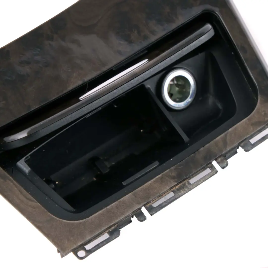 Ashtray Centre Console Ash Cover Wood Poplar Grain Grey to BMW E81 E82 E87 LCI E88 with Part number 9121711 BMW E81 E82 E87 LCI E88 Ashtray Centre Console Ash Cover Wood Poplar Grain Grey - SKU rhd-9121711 - Part number 9121711