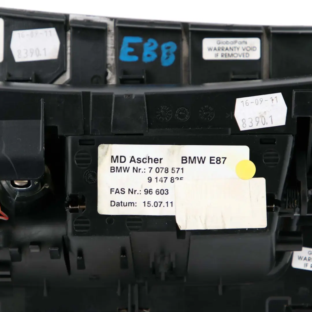 Ashtray Centre Console Ash Cover Wood Poplar Grain Grey to BMW E81 E82 E87 LCI E88 with Part number 9121711 BMW E81 E82 E87 LCI E88 Ashtray Centre Console Ash Cover Wood Poplar Grain Grey - SKU rhd-9121711 - Part number 9121711