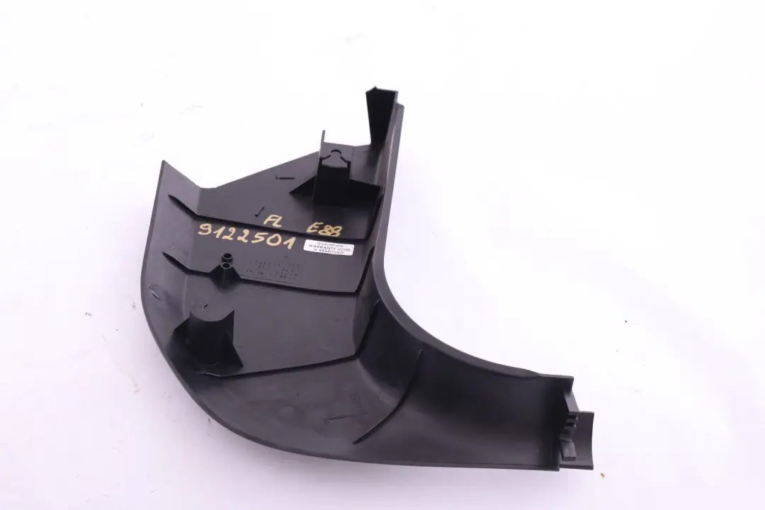 Lateral Trim Panel Leg Room Front Left N/S 6978221 to BMW 1 Series E88 with Part number 9122501 BMW 1 Series E88 Lateral Trim Panel Leg Room Front Left N/S 6978221 - SKU rhd-9122501 - Part number 9122501