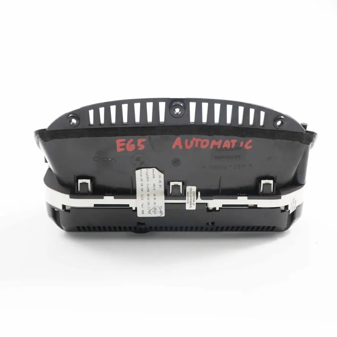 730i Instrument Cluster Speedometer Automatic Petrol to BMW E65 E66 with Part number 9124816 BMW E65 E66 730i Instrument Cluster Speedometer Automatic Petrol - SKU rhd-9124816 - Part number 9124816