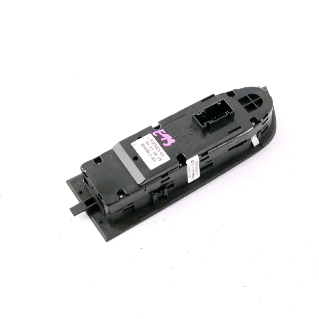 Driver's Side Window Lifter Switch Power Fold 9125328 to BMW 3 Z4 Series E89 E93 with Part number 9217371 BMW 3 Z4 Series E89 E93 Driver's Side Window Lifter Switch Power Fold 9125328 - SKU rhd-9125328 - Part number 9217371