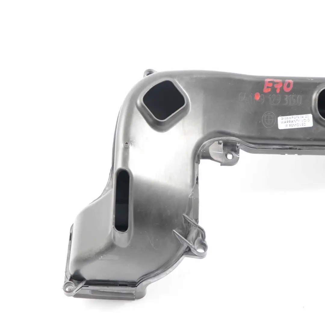 Duct BMW X5 E70 X6 E71 Footwell Ventilation Passenger Side Channel to Air with Part number 9129315 Air Duct BMW X5 E70 X6 E71 Footwell Ventilation Passenger Side Channel - SKU rhd-9129315 - Part number 9129315