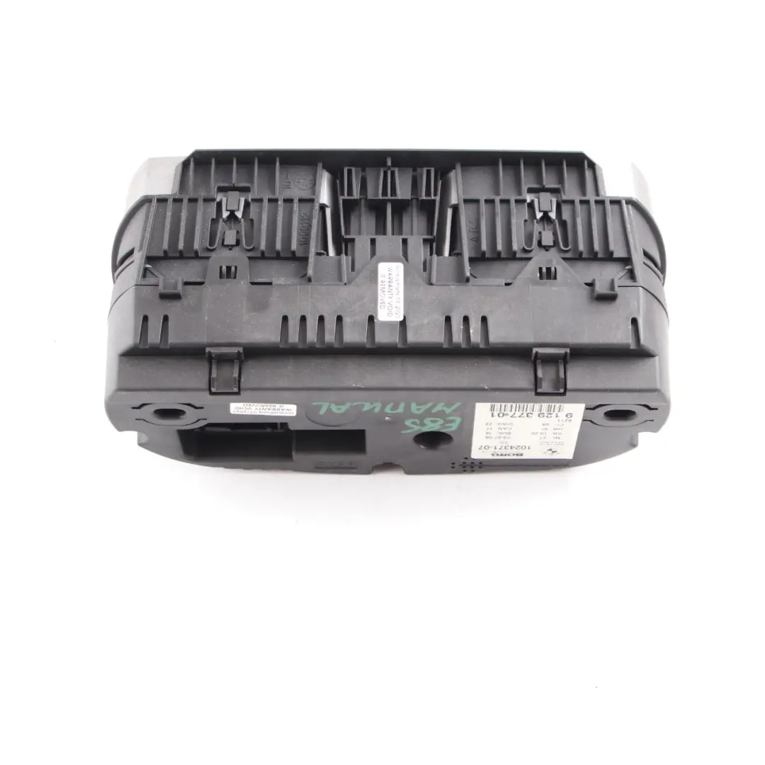 2.5si 3.0i Petrol Instrument Cluster Speedo Clocks Manual to BMW Z4 E85 with Part number 9129377 BMW Z4 E85 2.5si 3.0i Petrol Instrument Cluster Speedo Clocks Manual - SKU rhd-9129377 - Part number 9129377