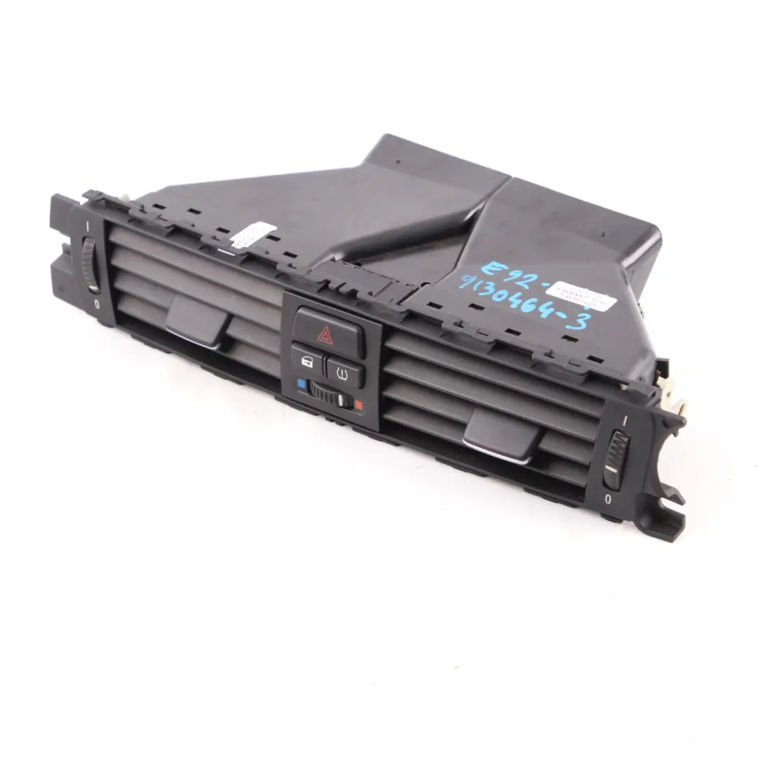 Fresh Air Grille Center Dash Vent Part to BMW E90 E91 E92 E93 with Part number 9130464 BMW E90 E91 E92 E93 Fresh Air Grille Center Dash Vent Part - SKU rhd-9130464-3 - Part number 9130464