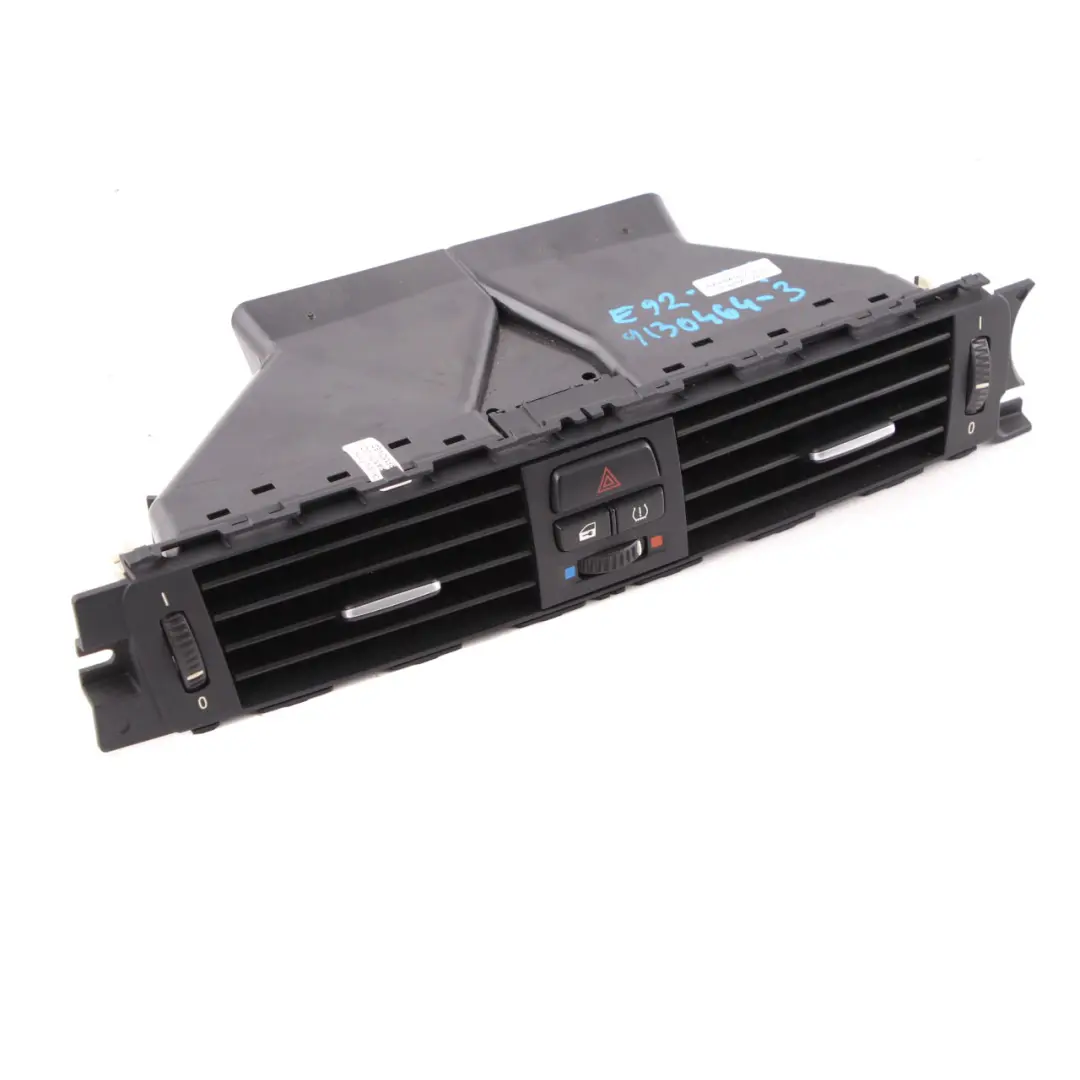 Fresh Air Grille Center Dash Vent Part to BMW E90 E91 E92 E93 with Part number 9130464 BMW E90 E91 E92 E93 Fresh Air Grille Center Dash Vent Part - SKU rhd-9130464-3 - Part number 9130464