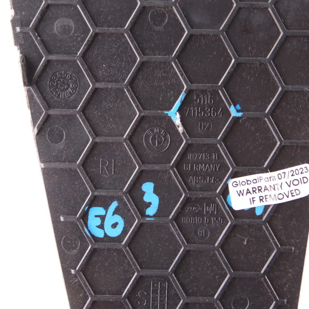  Centre Console Trim BMW E63 E64 Interior Panel Base Cover 7115364 - SKU rhd-9131176 - Part number 9131176