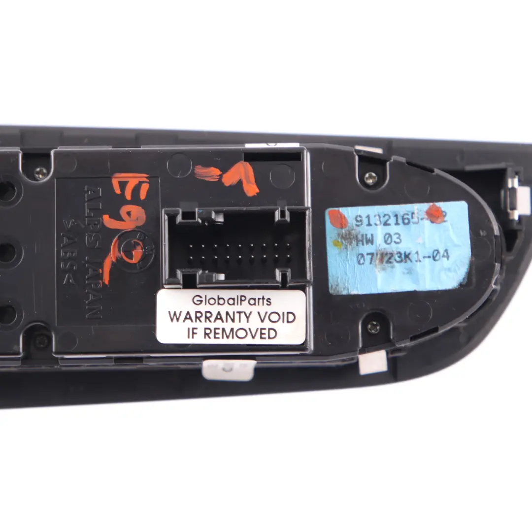 BMW E92 Switch Unit Window Lifter Regulator Driver's Side 1 - SKU rhd-9132165-1 - Part number 9132165