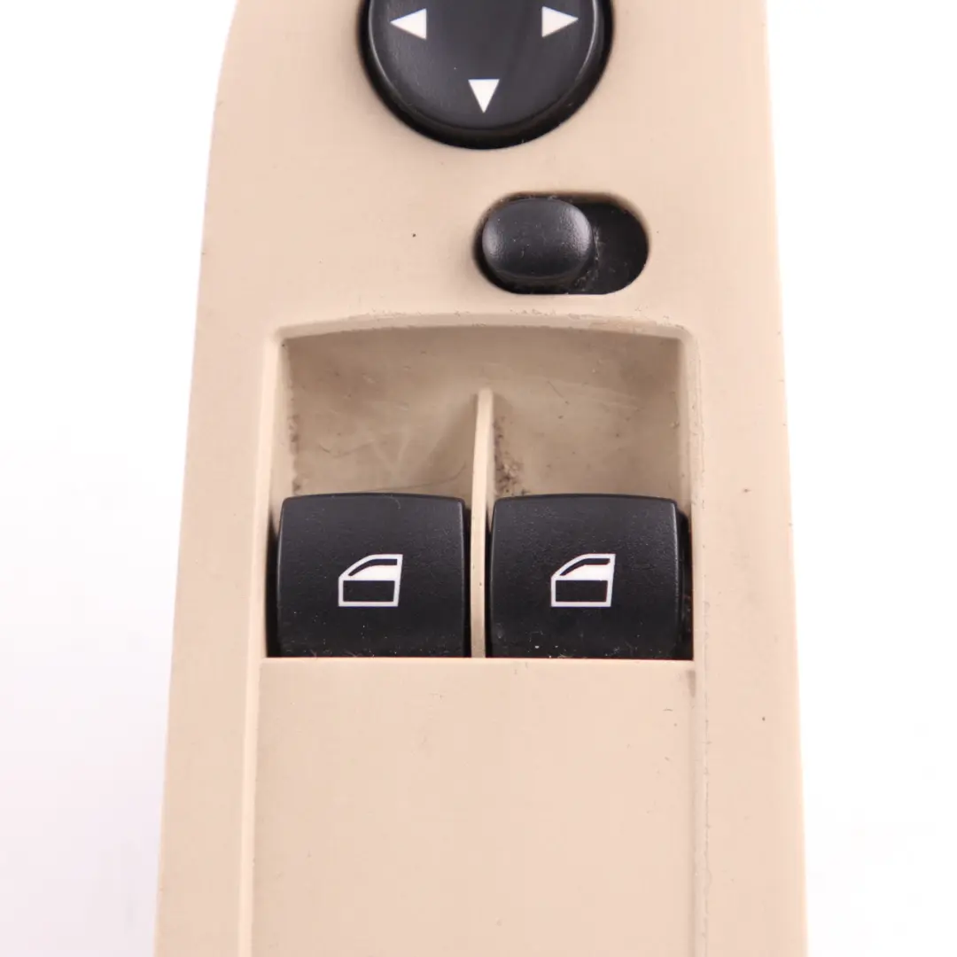 BMW E92 LCI Window Lifter Switch Driver's Side Right O/S Button Beige - SKU rhd-9132170 - Part number 9132170