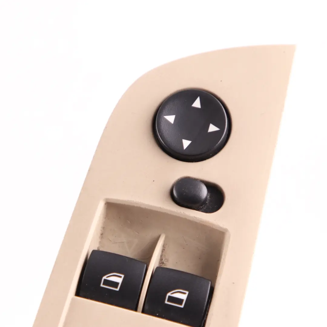 BMW E92 LCI Window Lifter Switch Driver's Side Right O/S Button Beige - SKU rhd-9132170 - Part number 9132170
