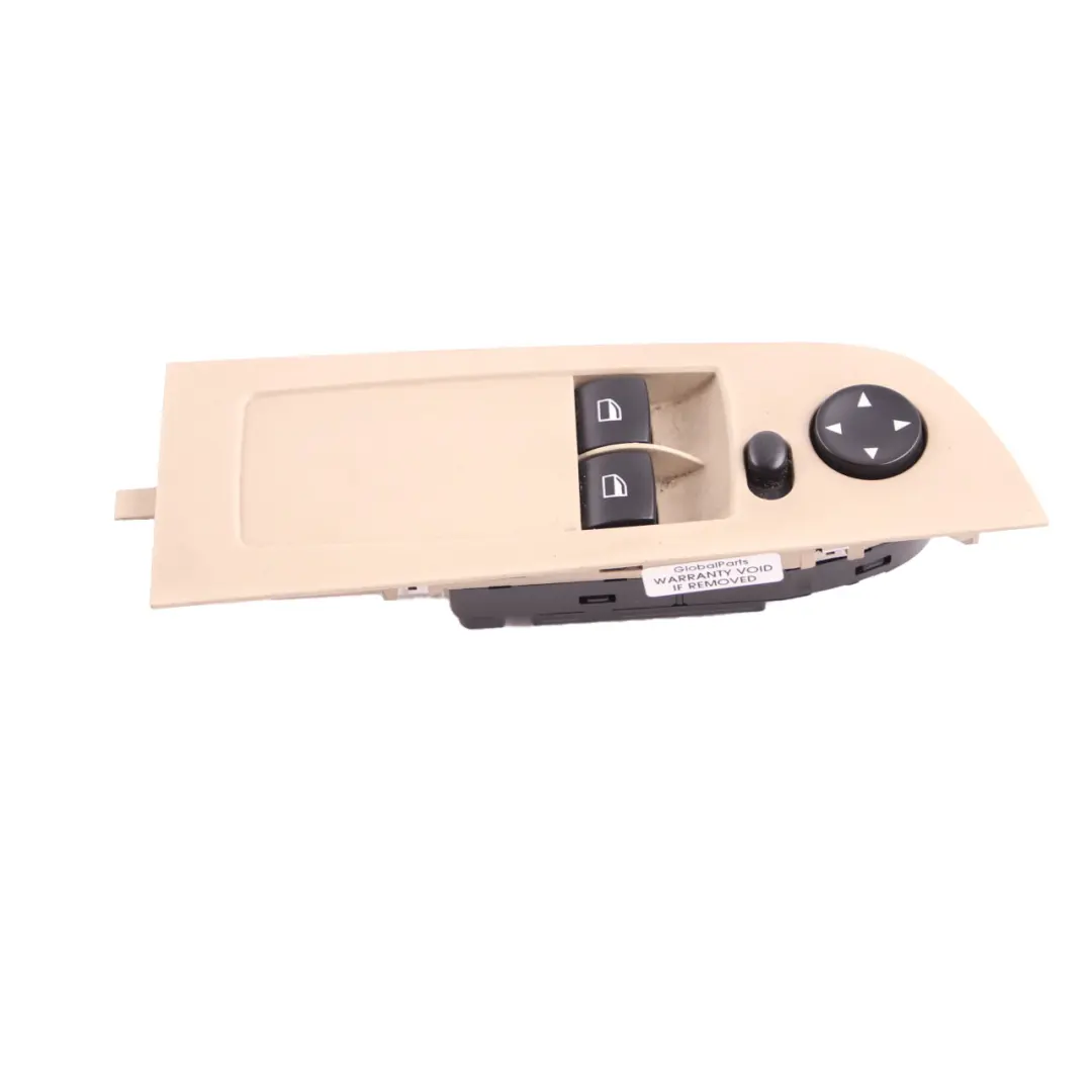 BMW E92 LCI Window Lifter Switch Driver's Side Right O/S Button Beige - SKU rhd-9132170 - Part number 9132170