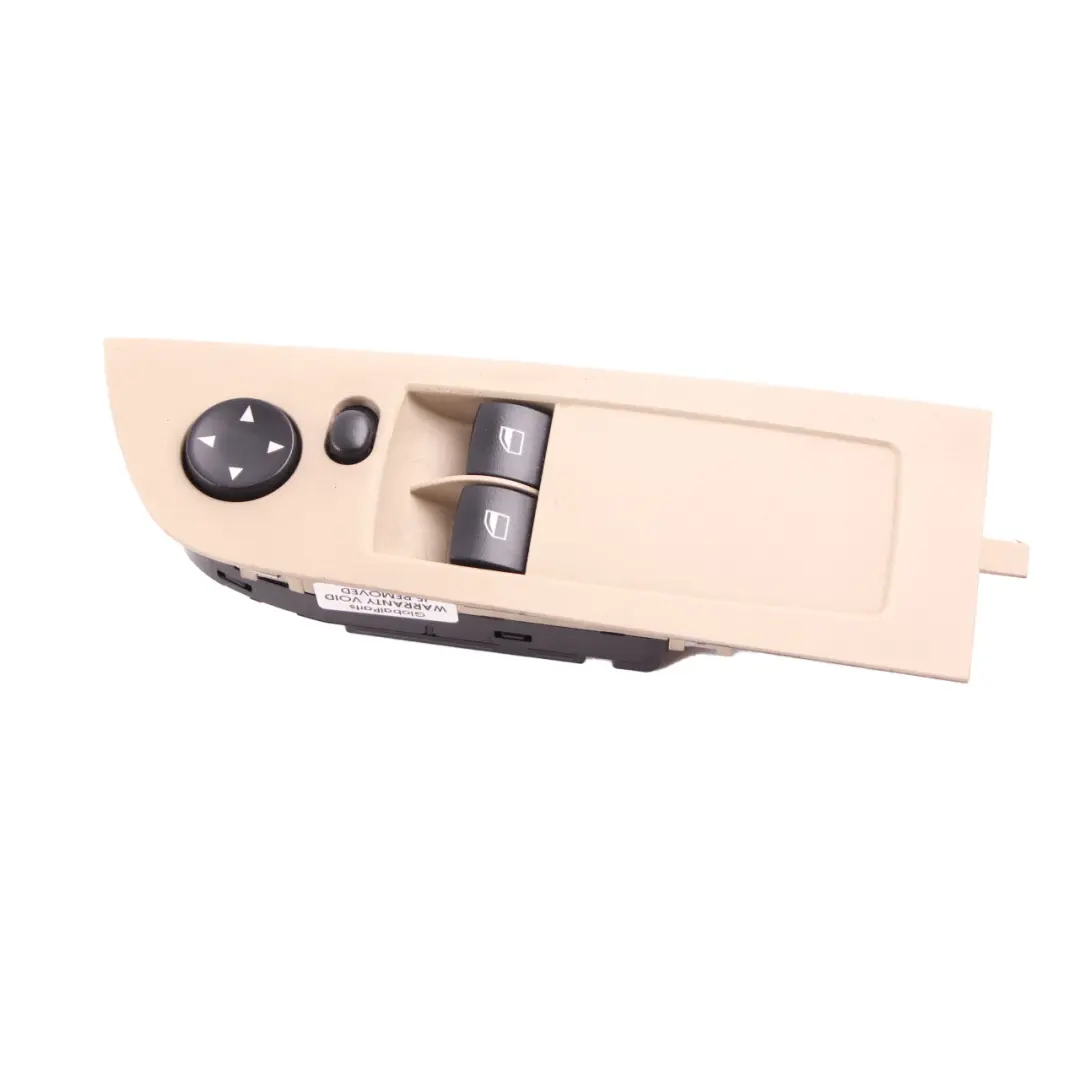 BMW E92 LCI Window Lifter Switch Driver's Side Right O/S Button Beige - SKU rhd-9132170 - Part number 9132170