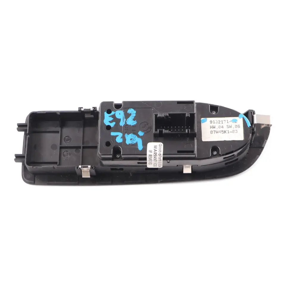 BMW E92 Unidad Interruptor Elevador Ventana Regulador Lado Conductor 9132171 - SKU rhd-9132171-1 - Número de pieza 9217359