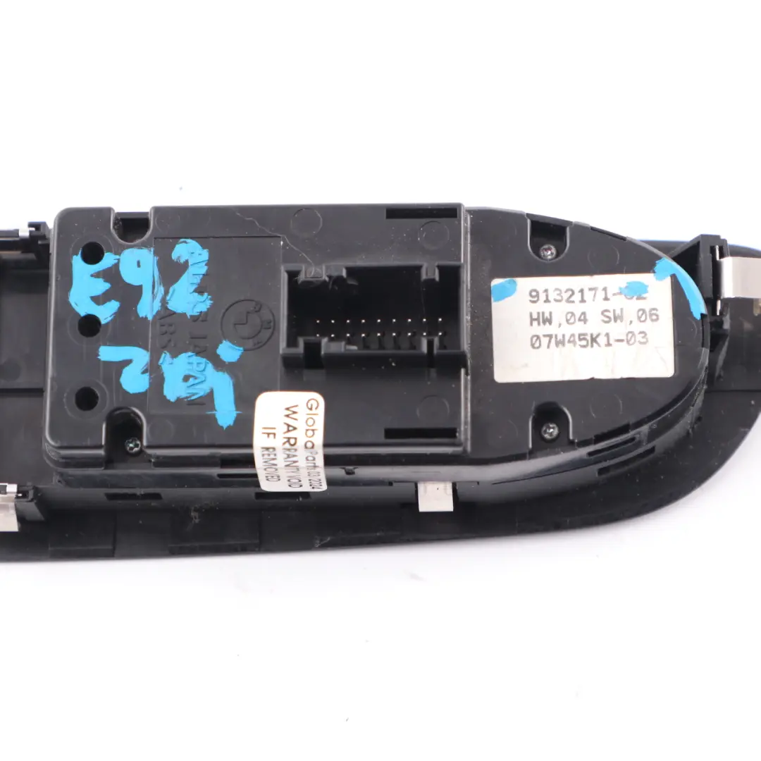 BMW E92 Unidad Interruptor Elevador Ventana Regulador Lado Conductor 9132171 - SKU rhd-9132171-1 - Número de pieza 9217359