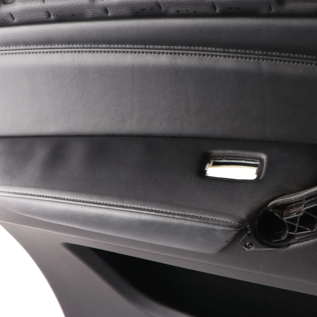 Door Card BMW X5 E70 Front Left N/S Trim Lining Cover Leather Nappa Black to with Part number 9133557 Door Card BMW X5 E70 Front Left N/S Trim Lining Cover Leather Nappa Black - SKU rhd-9133557 - Part number 9133557