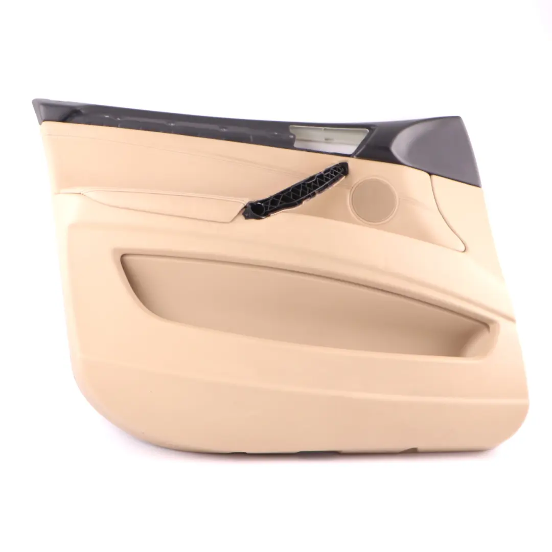 Door Card BMW X5 E70 Front Left N/S Trim Lining Cover Leather Nappa Beige to with Part number 9133561 Door Card BMW X5 E70 Front Left N/S Trim Lining Cover Leather Nappa Beige - SKU rhd-9133561 - Part number 9133561